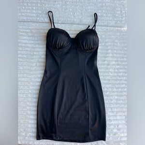 Black Satin Slip Dress 🖤 Gently Worn